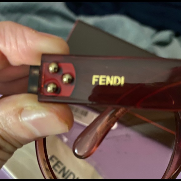 ✨BRAND NEW - FENDI Pink Gradient Sunglasses with Tag - Picture 7 of 11